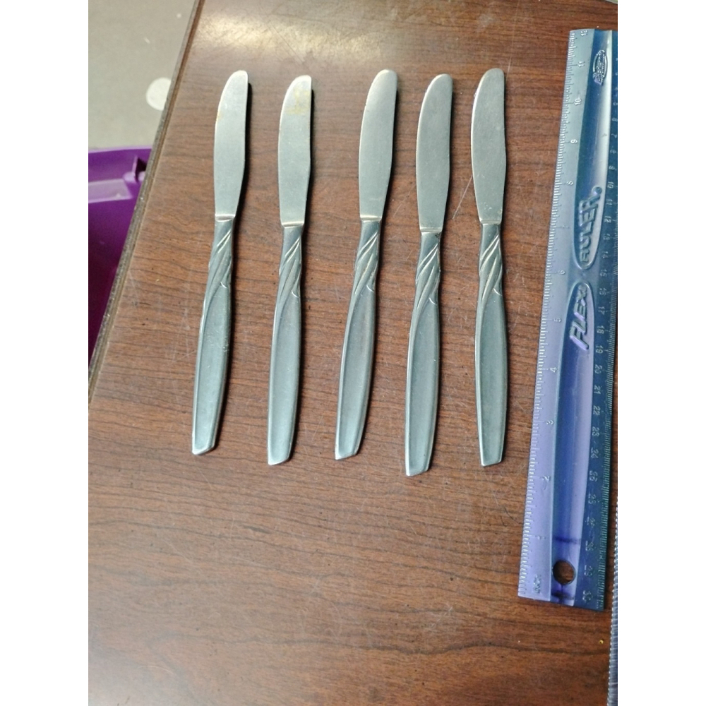5 Butter Knives WMF? LINE Stainless Japan
